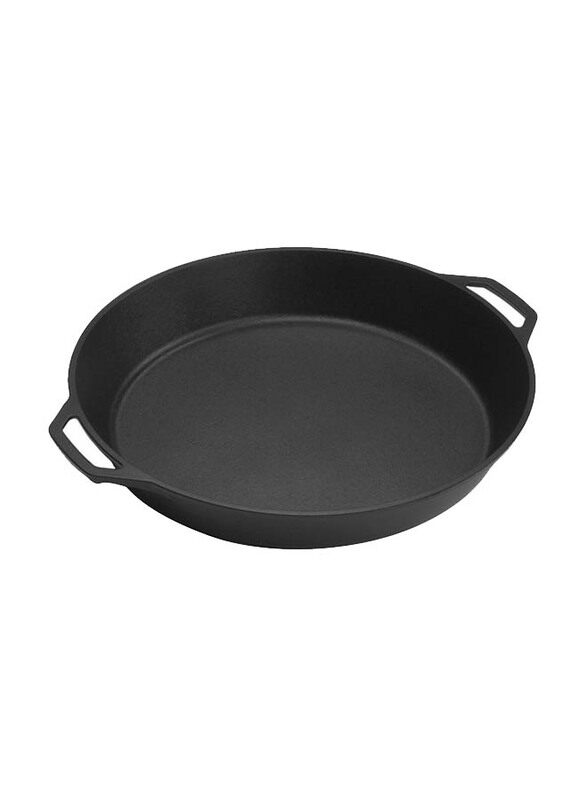 

Lodge 17-inch Cast Iron Dual Handle Pan, Black