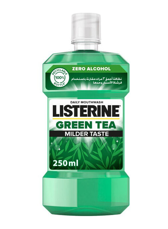 

Listerine Green Tea Daily Mouthwash with Germ Killing Oral Care, 250ml