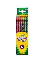 Crayola 12-Piece Twistables Coloured Pencils, Multicolour