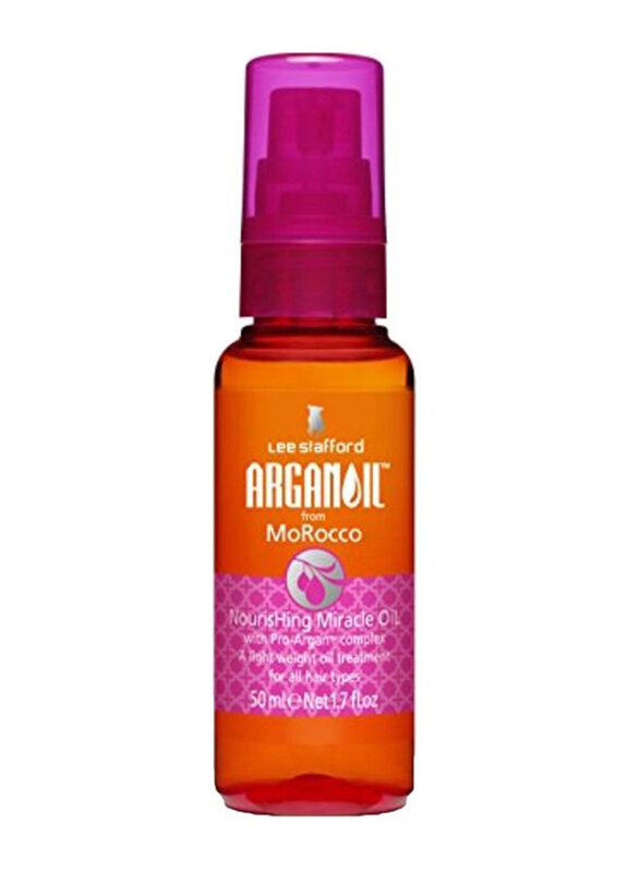 

Lee Stafford Argan Oil From Morocco Nourishing Miracle Oil for All Hair Types, 50ml