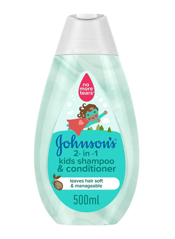 

Johnson's 500ml 2 In 1 Kids Bath Shampoo & Conditioner, Green