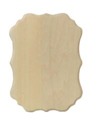 Walnut Hollow Basswood Thin Plaque, Brown