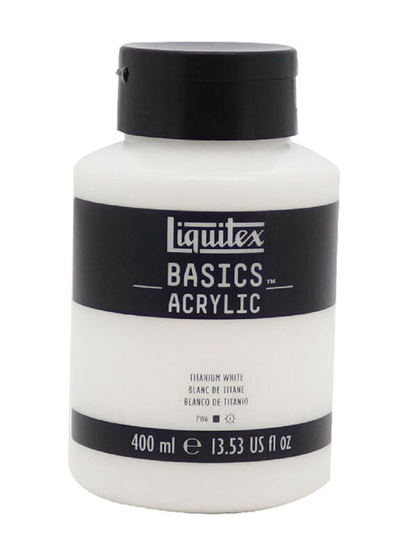 Liquitex Basics Acrylic Paint 400ml - Titanium White