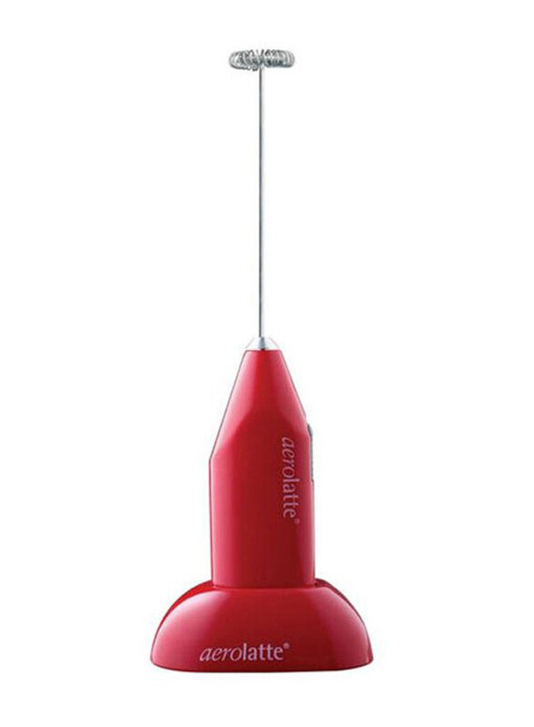 

Aerolatte Milk Frother With Stand, Red/Silver