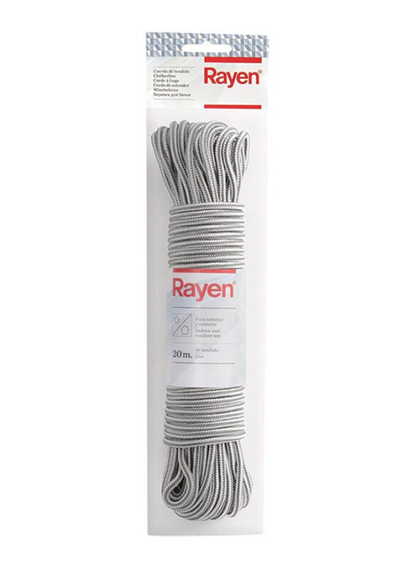 

Rayen Nylon Laundry Rope, 20 Meter, White