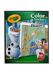 Crayola Colour Sticker & Frozen for Kids, Multicolour