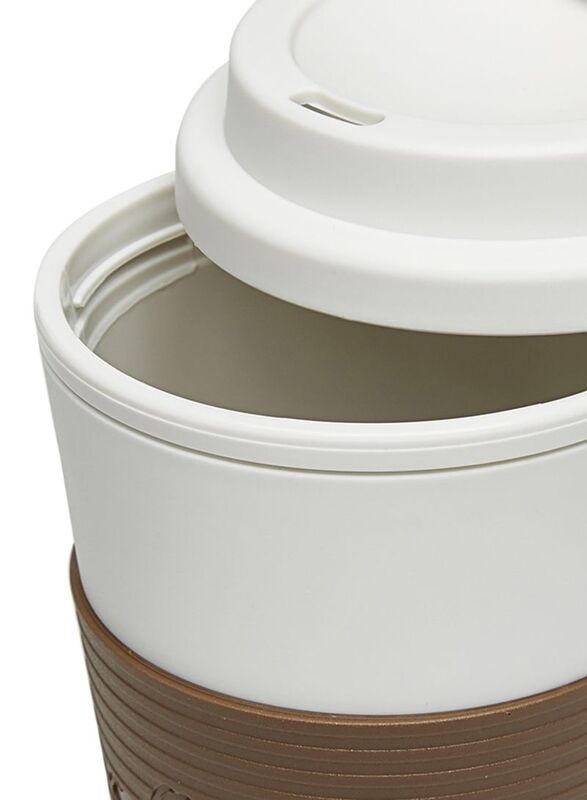 Neoflam 500ml Double Wall Hot Coffee Mug, White