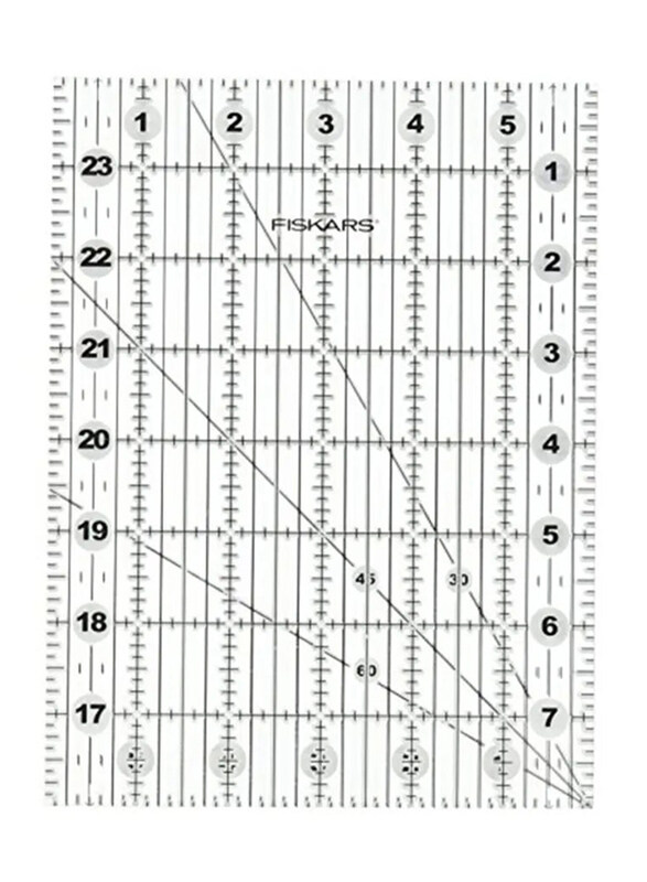

Fiskars Folding Ruler, White/Black