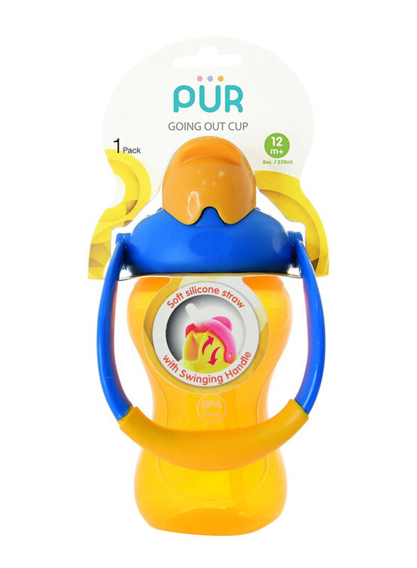 

Pur Going Out Cup, 250ml, Yellow/Blue