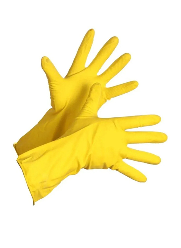 Scotch Brite Multi Purpose Cleaning Gloves, Standard, 2 Pair, Yellow