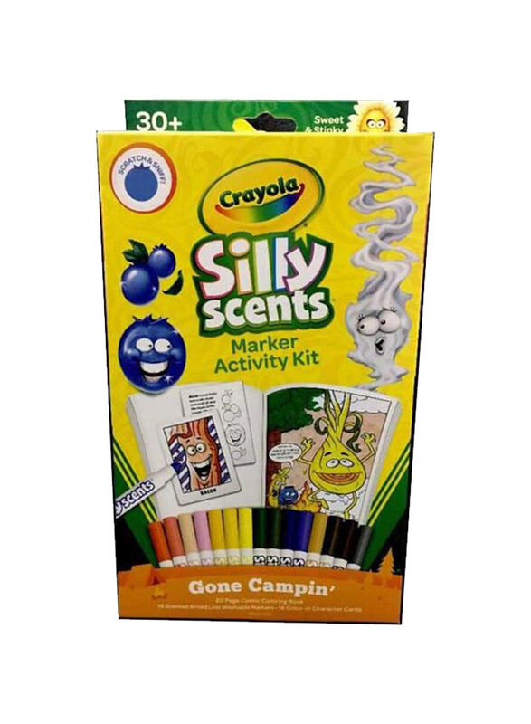 Crayola 30-Piece Silly Scents Marker, Multicolour