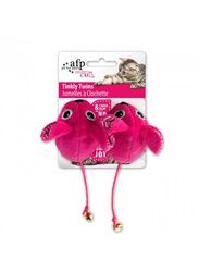 All For Paws Tinkly Twin Small Toy, Pink