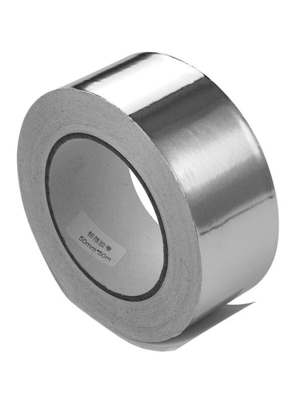 Aluminium Foil Adhesive Tape with Heat Shield, Silver