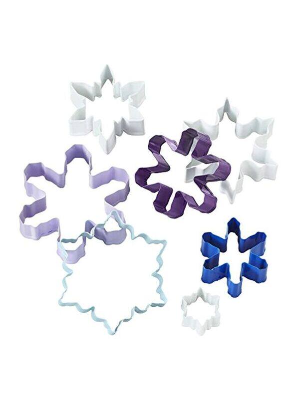 

Wilton 7-Piece Snowflake Shaped Cookie Cutter Set, Multicolour