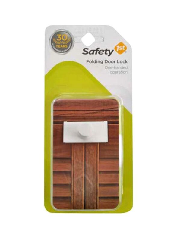 Safety 1st Child Safety Fold Door Lock, White