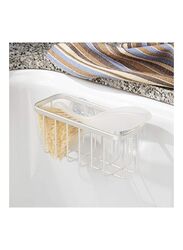 iDesign Sink Suction Holder Pearl, 2.5 x 2.4 x 5.2-inch, White