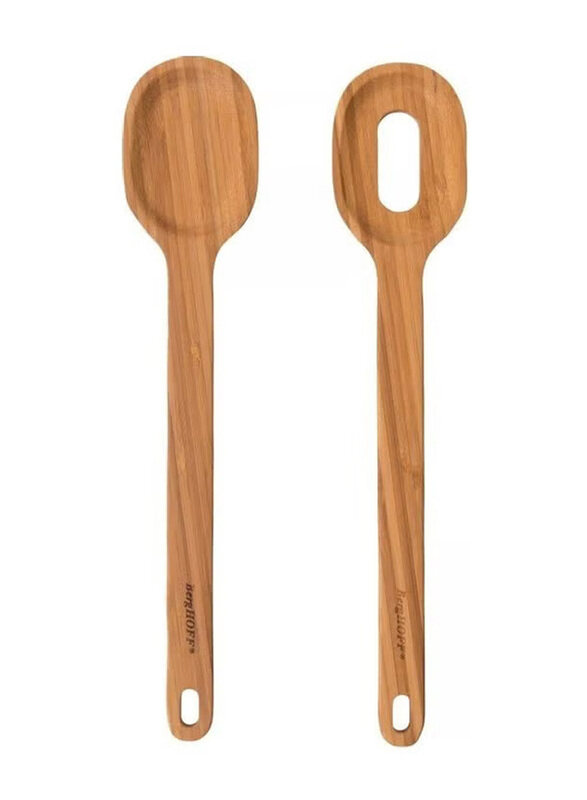 

Berghoff 2-Piece Wooden Serving Set, 3950116, Brown