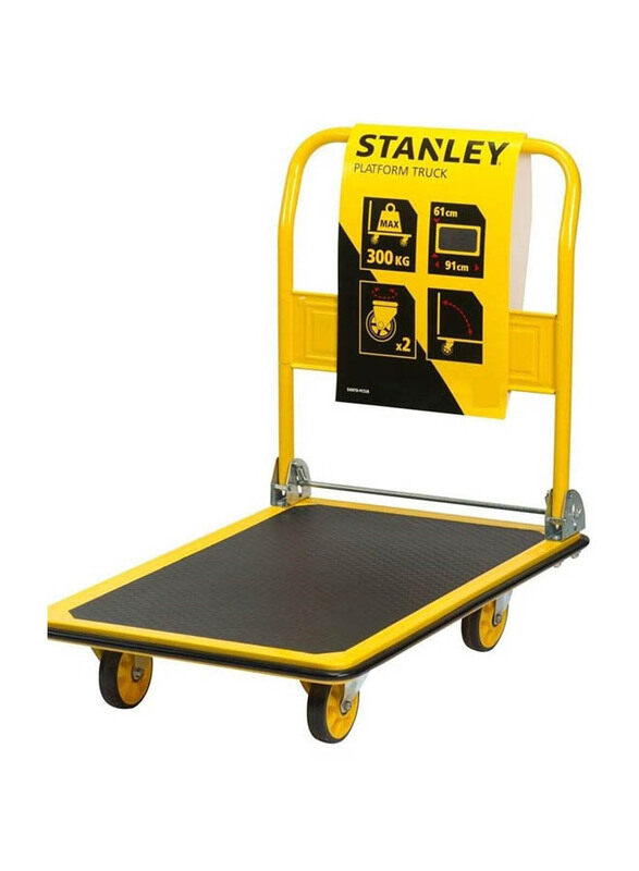 

Stanley Foldable Plat Form Truck, 300 Kg, Yellow/Black