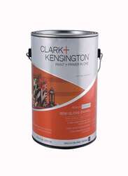 Clark + Kensington Semi Gloss Enamel Paint and Primer, Ultra White, 3785ml