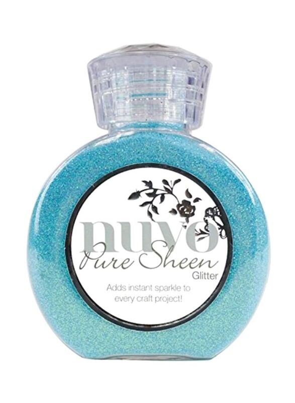 Nuvo by Tonic Studios Pure Sheen Glitter, 3.38oz, Aqua