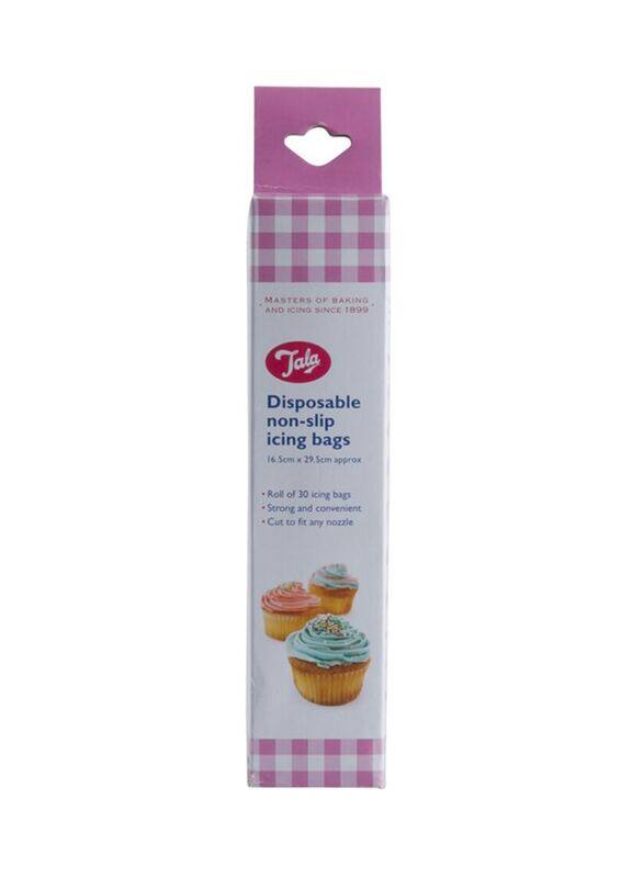 

Tala 30-Piece Disposable Non-Slip Icing Bags, Pink/White
