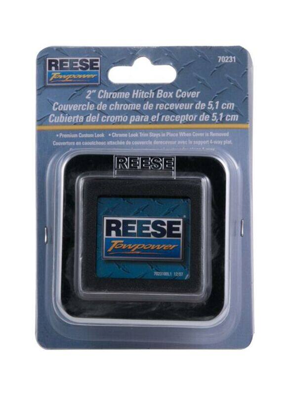 

Reese Chrome Hitch Receiver Cover, 1 Piece