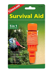 Coghlans 5-in-1 Survival Aid, Orange