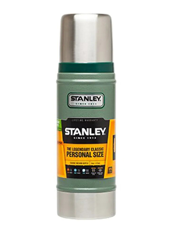 ستانلي كلاسيك ليجيندري زجاجة عازلة للحرارة ، 473 مل ، أخضر / فضي