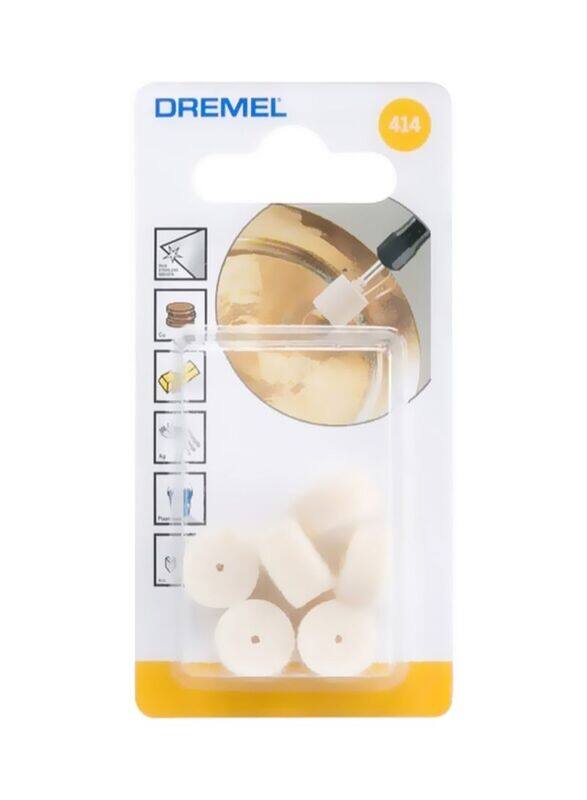

Dremel 443 End Shape Carbon Steel Brush, 6-Piece, White
