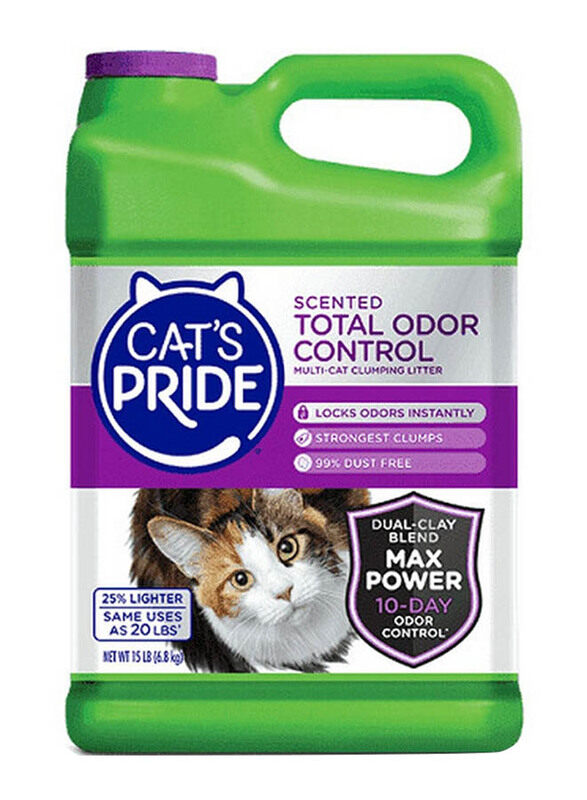 

Cat's Pride Total Odor Control Scented Cat Litter, 6.8 Kg