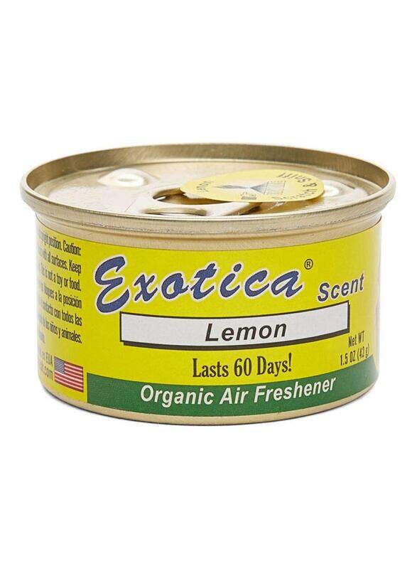 

Exotica 42g Lemon Car Air Freshener, Yellow