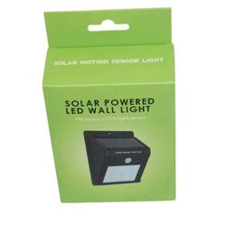 Motion Sensor Activated LED Solar Outdoor Light & Night Sensor, White
