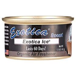 Exotica 42g Organic Ice Car Air Freshener, Black