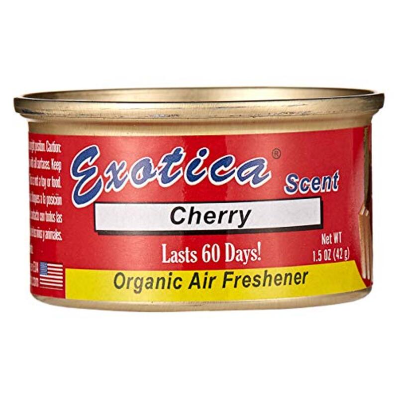 Exotica 42g Round Cherry Organic Air Freshener Can