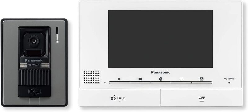 Panasonic VL-SV71 Video Intercom System, 7 Inch, White