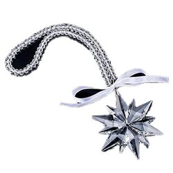 Crystal Star Necklace Car Hanging Ornament, Clear