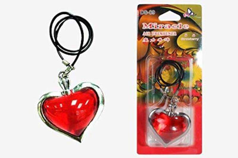 

Generic Heart Miracle Hanging Car Air Freshener, Red