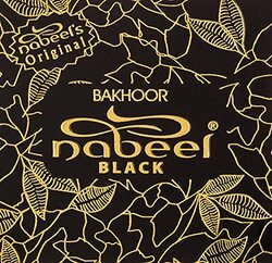 Nabeel Bakhoor Nabeel Incense Solid Perfume, 40g, Black