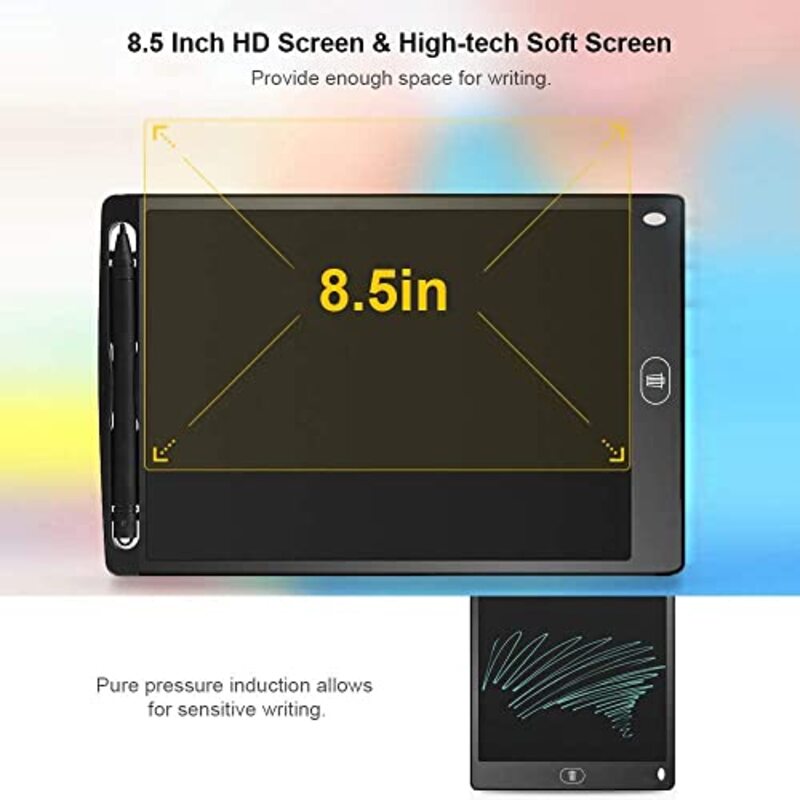 Umeema 8.5 inch LCD Screen Drawing Tablet Laptop for Writing Electronic Notepad Note Board with Stylus Pen, Ages 3+, Green