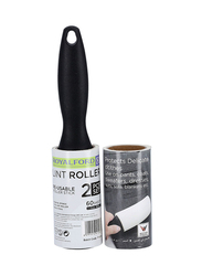 Royalford 2-Piece Lint Rollers, 10cm, Black/White