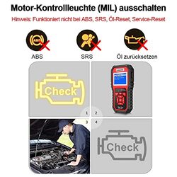 Konnwei KW850 EOBD Car Vehicle Scanner Reader Diagnostic Tool Detector, Red/Black