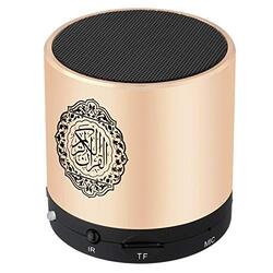 Siruiku 8GB MP3 Portable Quran Speaker with Translator & Remote Control, Rose Gold