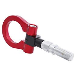 Racing Tow Towing Front Hook Car Auto Trailer Ring, Red