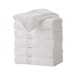 Umema 6-Pieces Bath Towel Set, Off White
