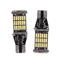 Toby's W16W LED Backup Reverse Brake Lights Bulb with Canbus error Free for 45 SMD 4014 Chipsets, 2 Pieces