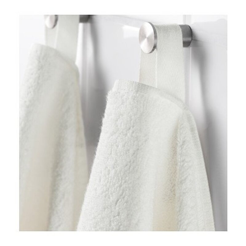 1-Piece Cotton Bath Towel Set, White