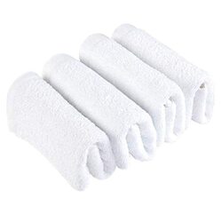PepOther 4-Piece Cotton Face Towel, White