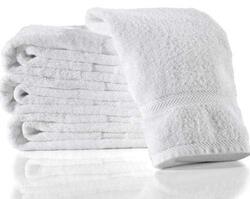 Body Care 4-Piece Continental Cotton Solid Pattern Towel Set, White