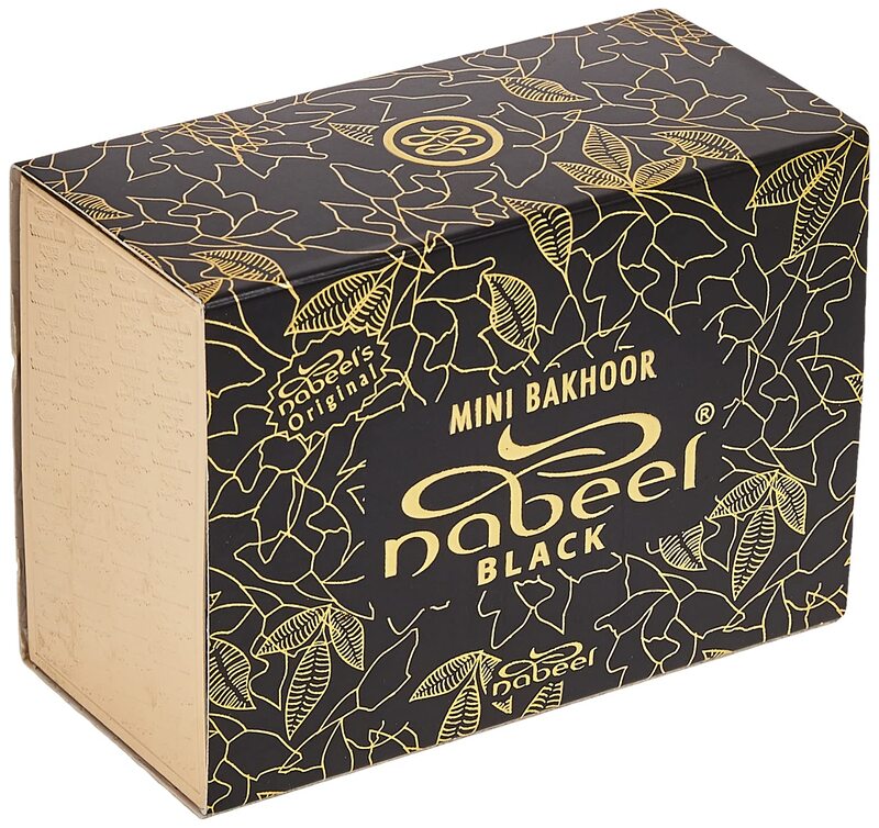 Nabeel Mini Bakhoor Nabeel Black Incense 36 x 3 gm EDP Unisex