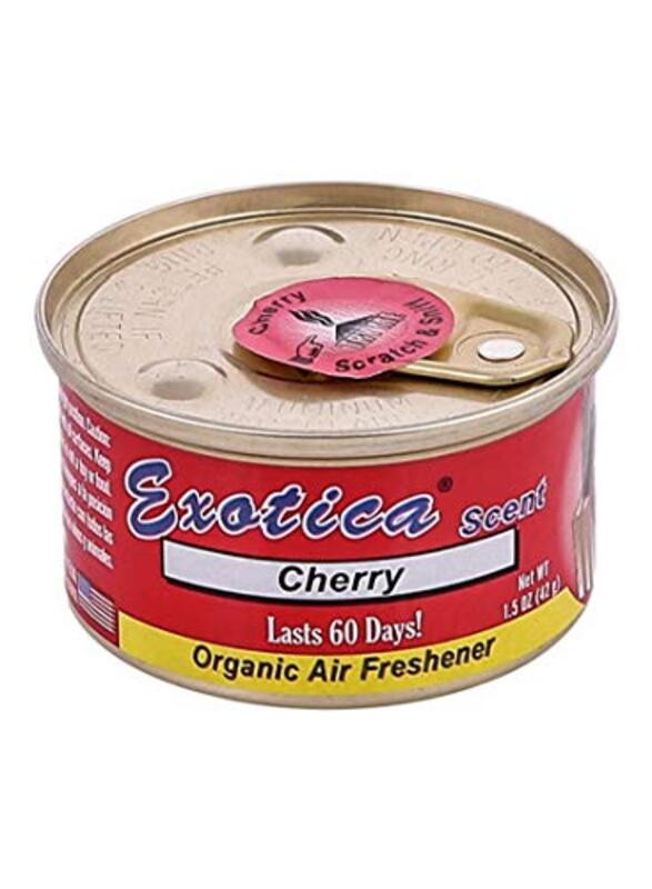 Exotica 42g Organic Cherry Car Air Freshener, Red